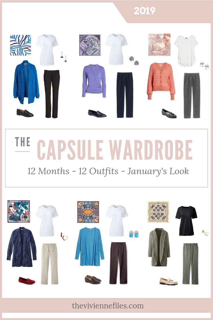 CAPSULE WARDROBE - 12 MONTHS, 12 OUTFITS – BASED ON 6 HERMES SCARVES