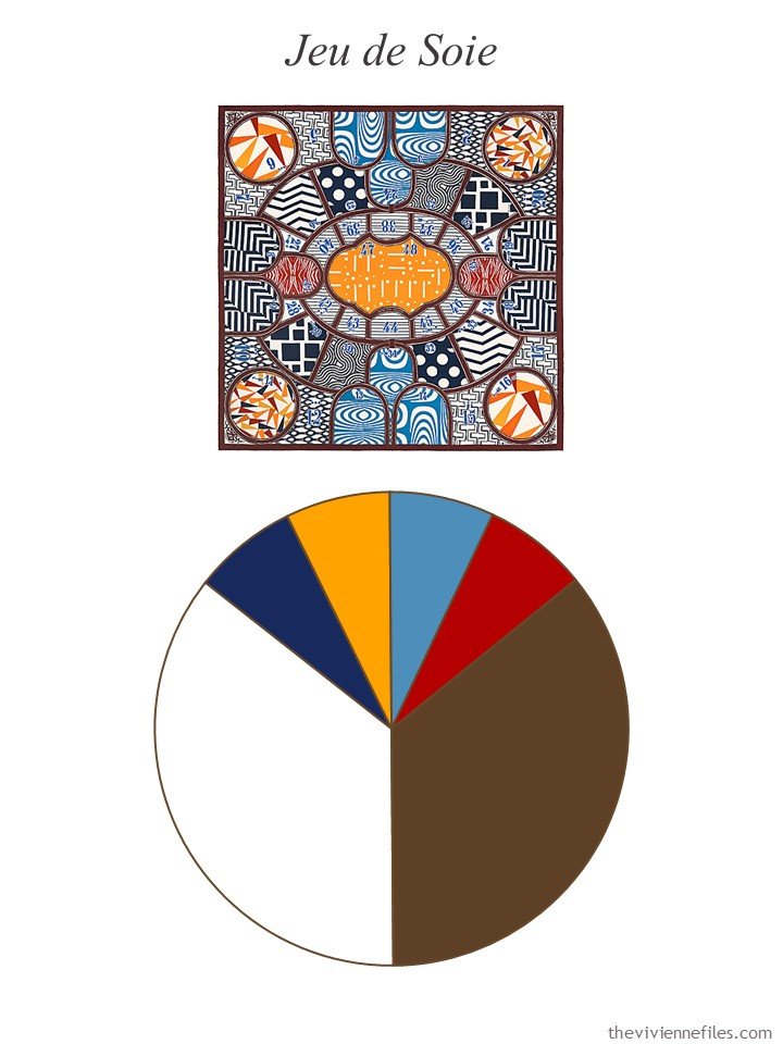 13. Hermes scarf with color palette