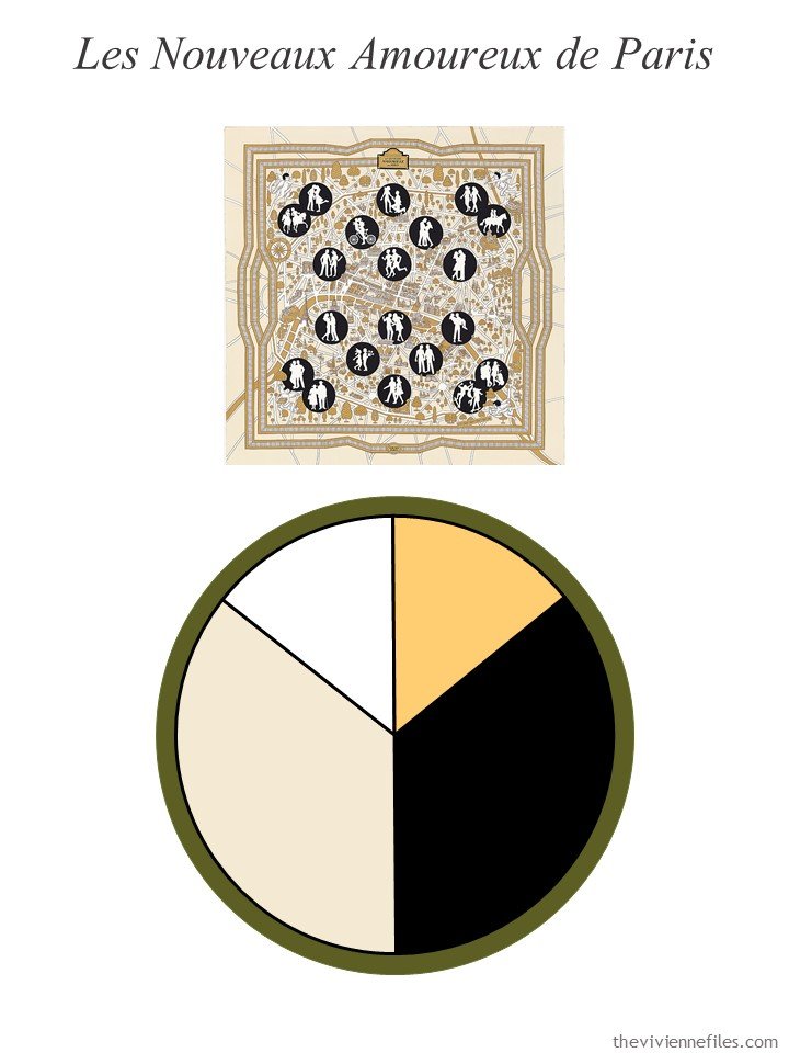 16. Hermes scarf with color palette