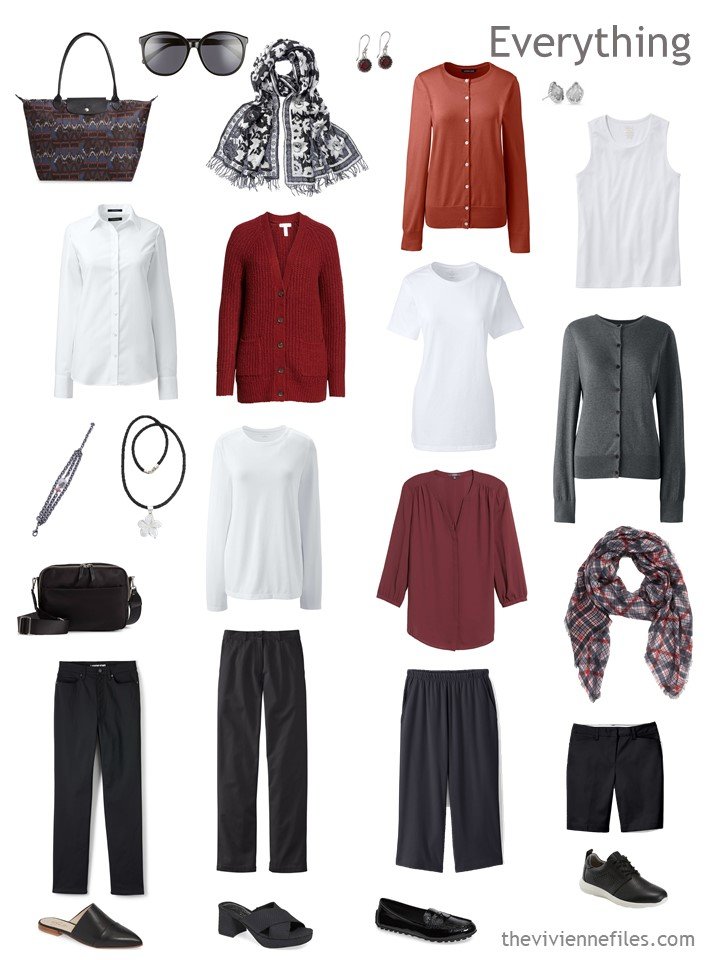 5. travel capsule wardrobe for changing temperatures