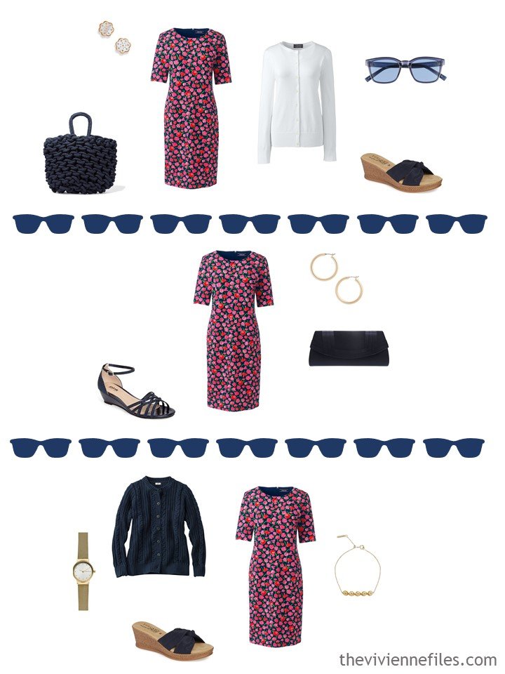 6. 3 ways to wear a print dress in warm weather