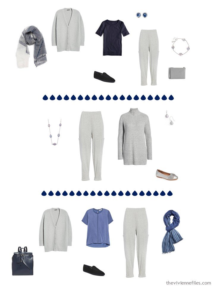 6. 3 ways to wear grey pants in a capsule wardrobe