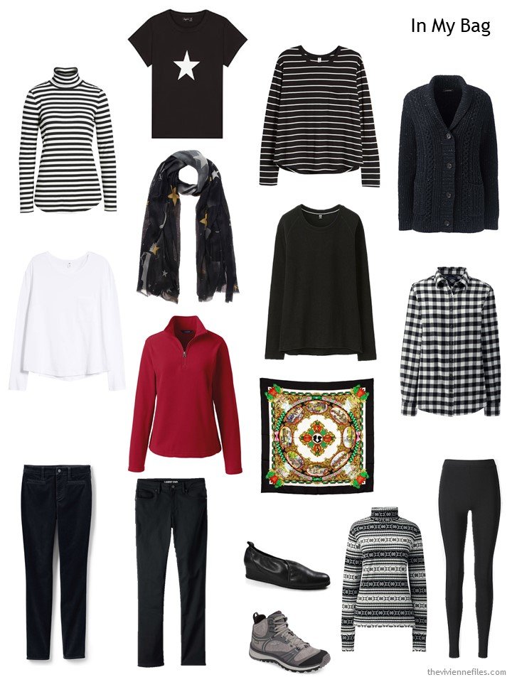 7. travel capsule wardrobe for cold weather