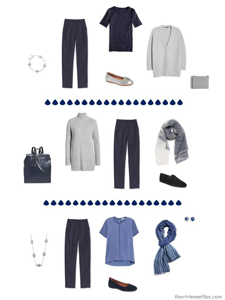 8. 3 ways to wear navy pants in a capsule wardrobe