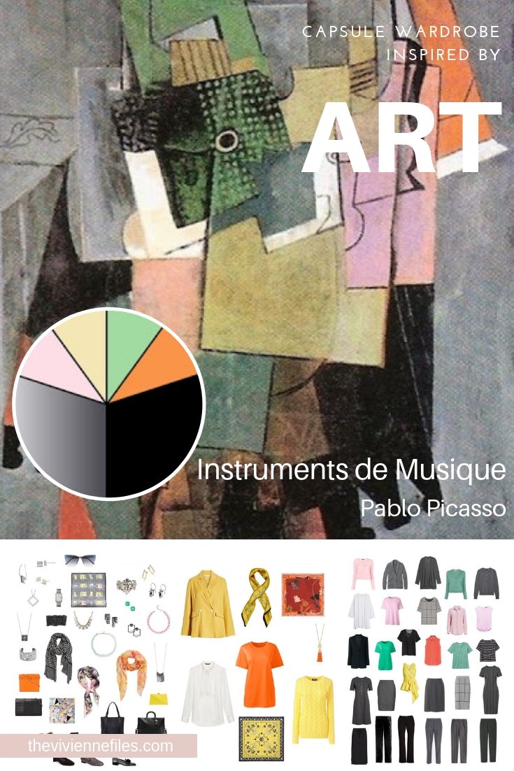 CREATE A CAPSULE WARDROBE INSPIRED BY “INSTRUMENTS DE MUSIQUE: BY PABLO PICASSO