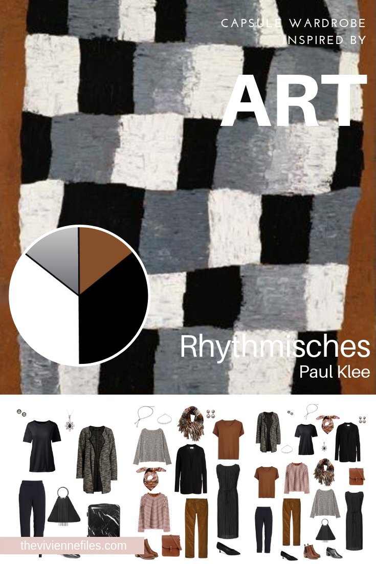 A CAPSULE WARDROBE FOR WINTER TRAVEL INSPIRED BY RHYTHMISCHES BY PAUL KLEE