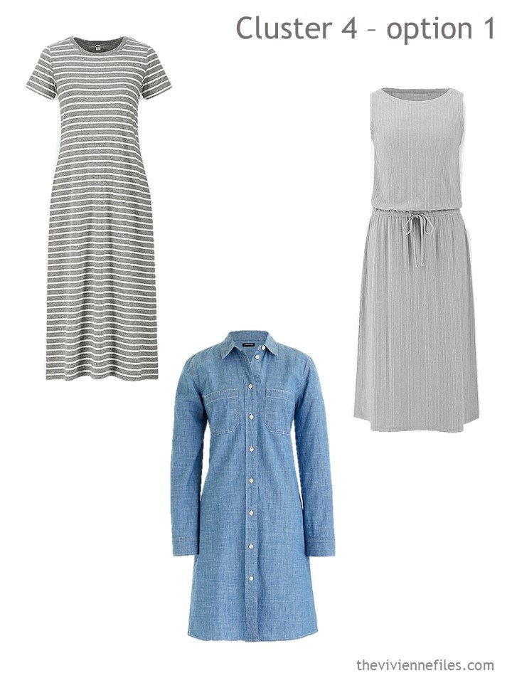 6. adding 3 dresses to a travel capsule wardrobe