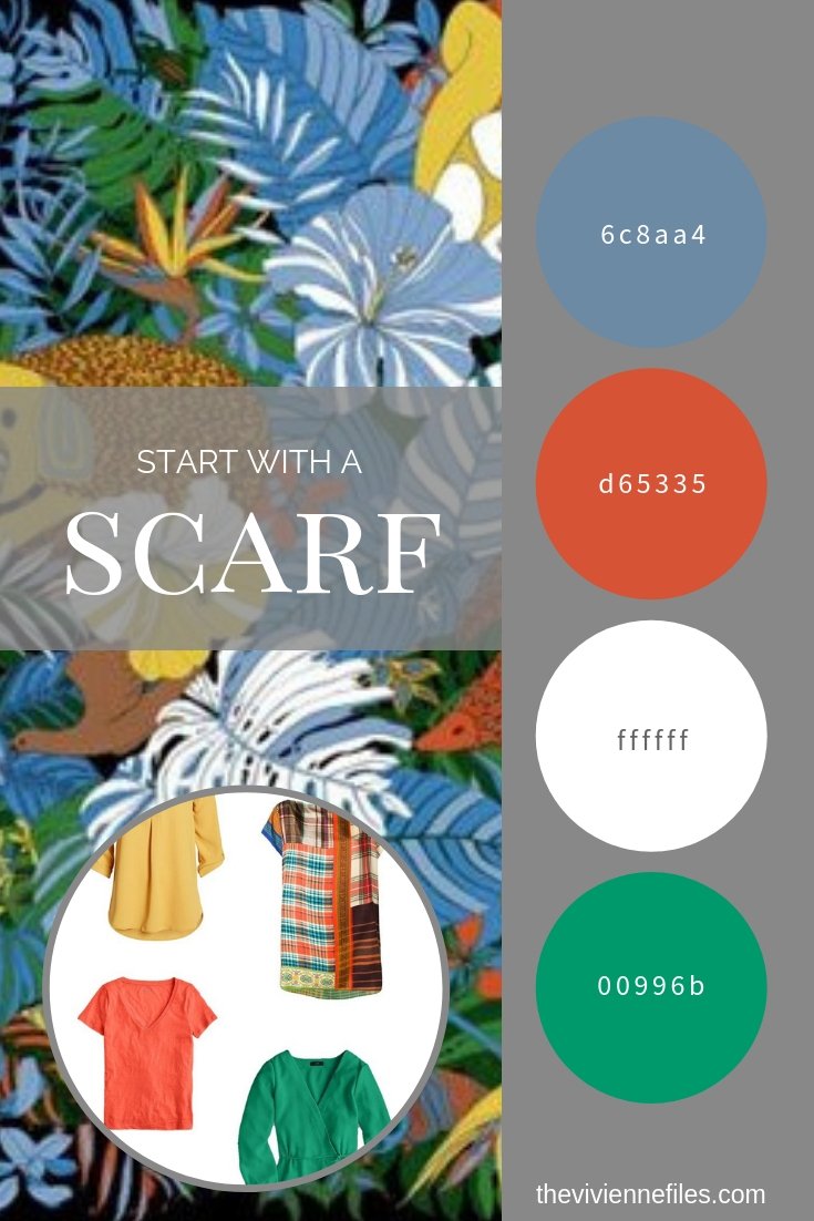 CAN YOU HAVE TOO MANY NEUTRALS? START WITH A SCARF – THE TROPICAL SCARF BY PIG, CHICKEN & COW