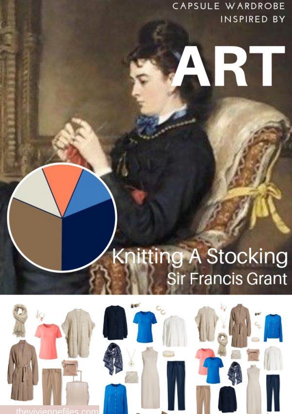 A CAPSULE WARDROBE FOR WINTER TRAVEL: KNITTING A STOCKING BY SIR FRANCIS GRANT