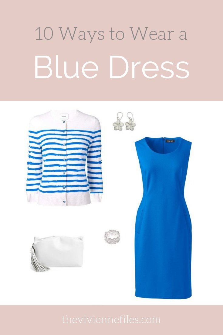 10 WAYS TO WEAR A BLUE DRESS