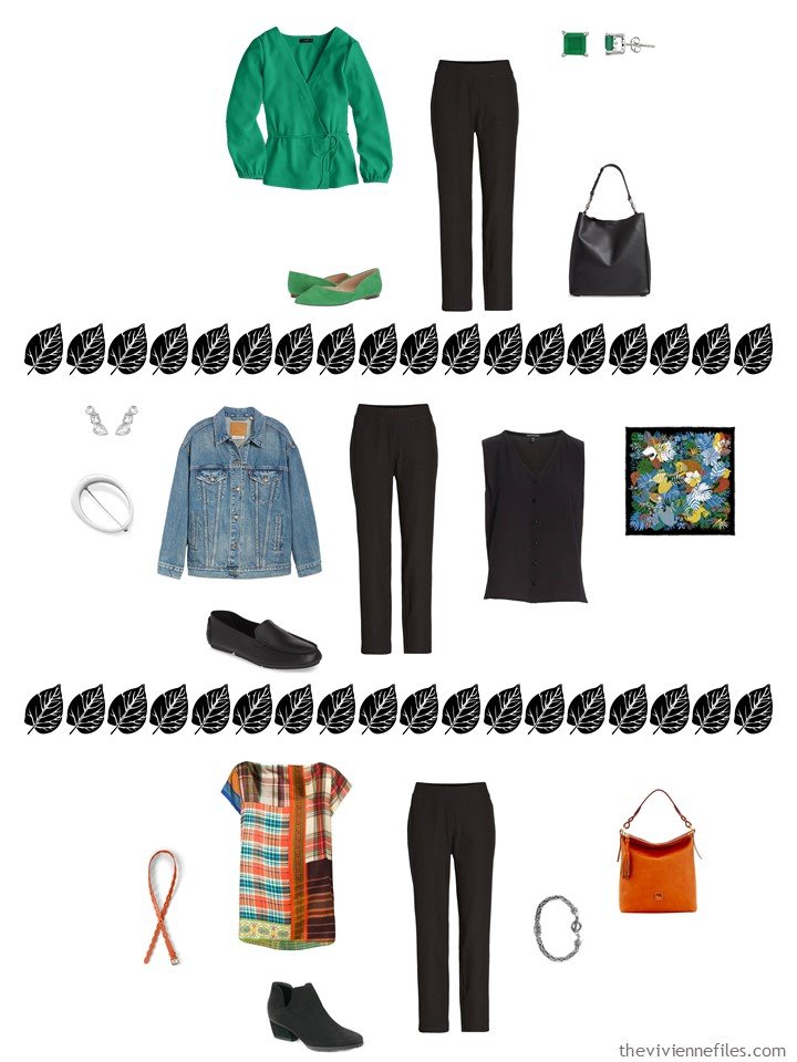 10. 3 ways to wear black pants from a capsule wardrobe