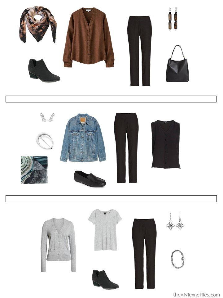 14. 3 ways to wear black pants from a capsule wardrobe