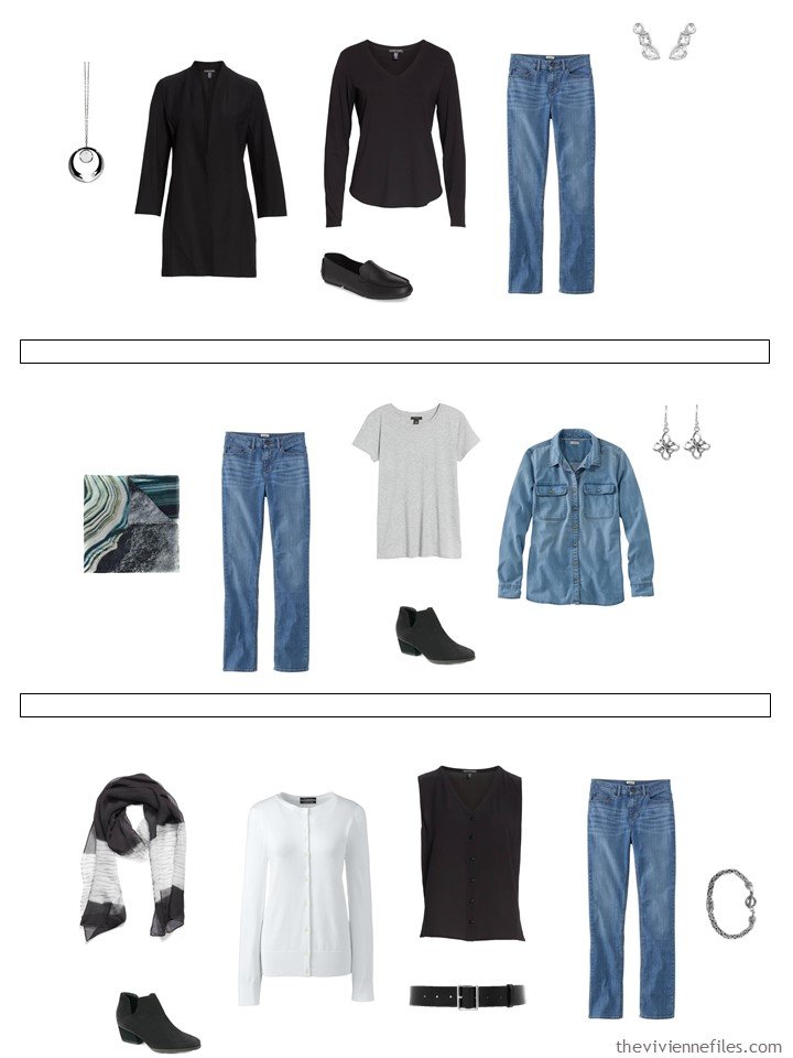 16. 3 ways to wear jeans from a capsule wardrobe