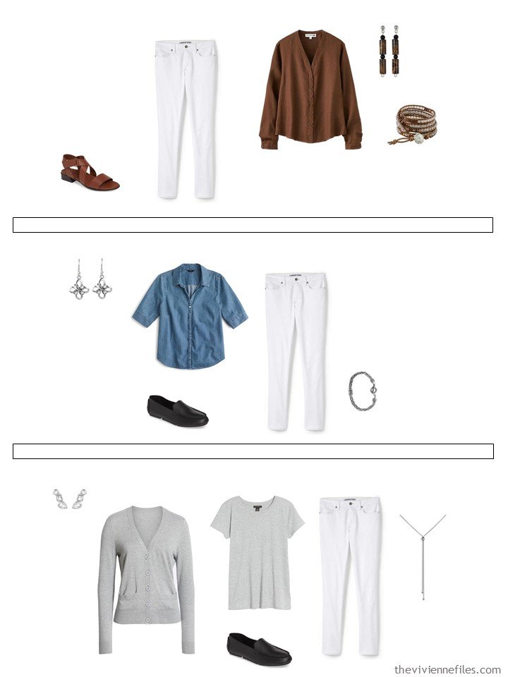 18. 3 ways to wear white jeans from a capsule wardrobe