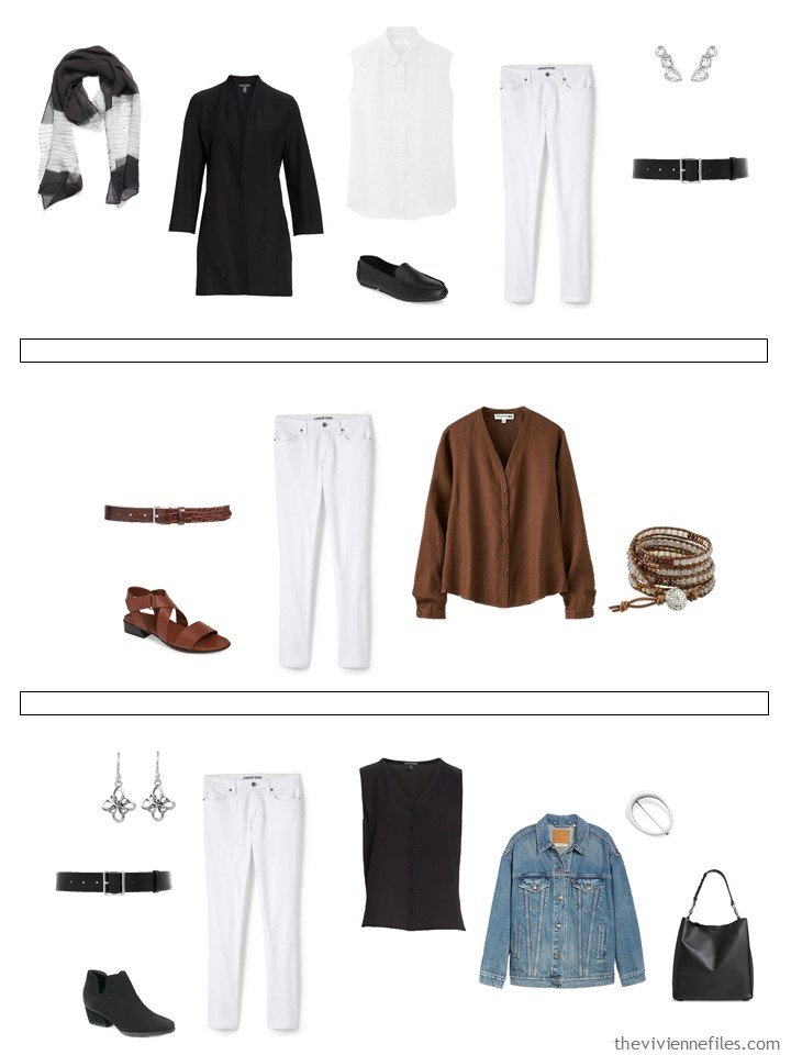 19. 3 ways to wear white jeans from a capsule wardrobe