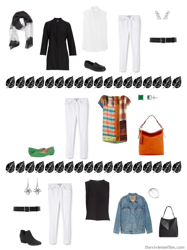 5. 3 ways to wear white jeans from a capsule wardobe