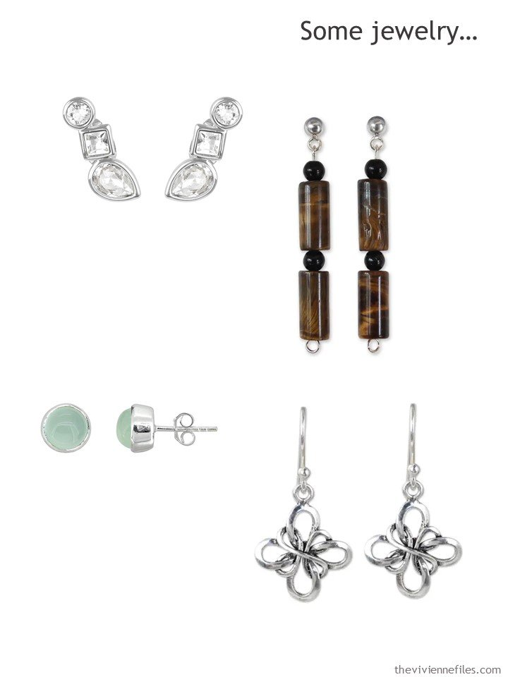 7. adding earrings to a capsule wardrobe