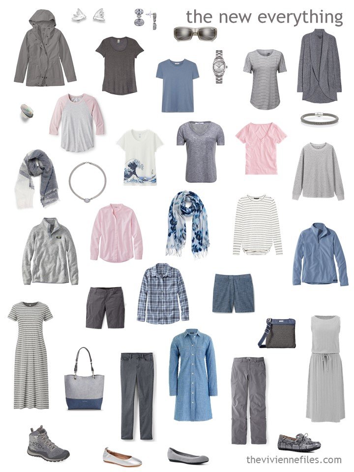 7. travel capsule wardrobe with accessories