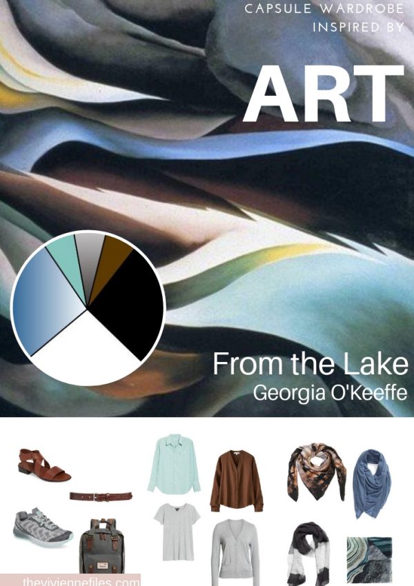 CREATE A TRAVEL CAPSULE WARDROBE INSPIRED BY FROM THE LAKE BY GEORGIA O’KEEFFE