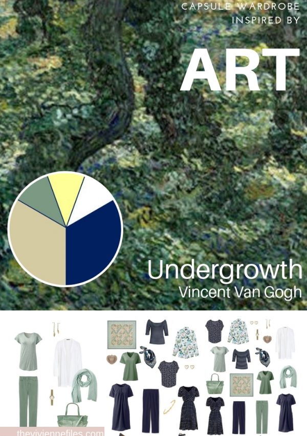 CREATE A CAPSULE WARDROBE INSPIRED BY ART: UNDERGROWTH BY VINCENT VAN GOGH