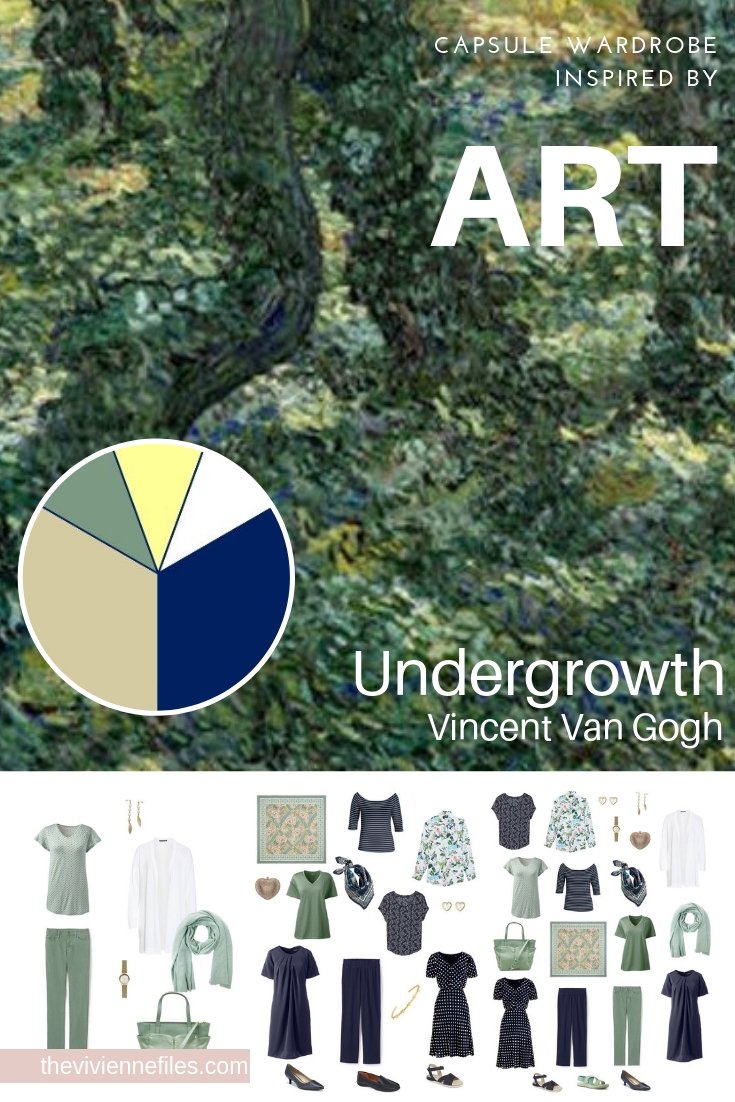 CREATE A CAPSULE WARDROBE INSPIRED BY ART: UNDERGROWTH BY VINCENT VAN GOGH