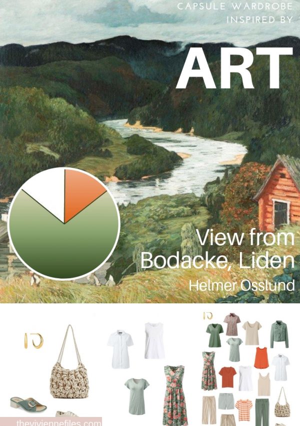 CREATE A CAPSULE WARDROBE INSPIRED BY ART: VIEW FROM BODACKE, LIDEN BY HELMER OSSLUND