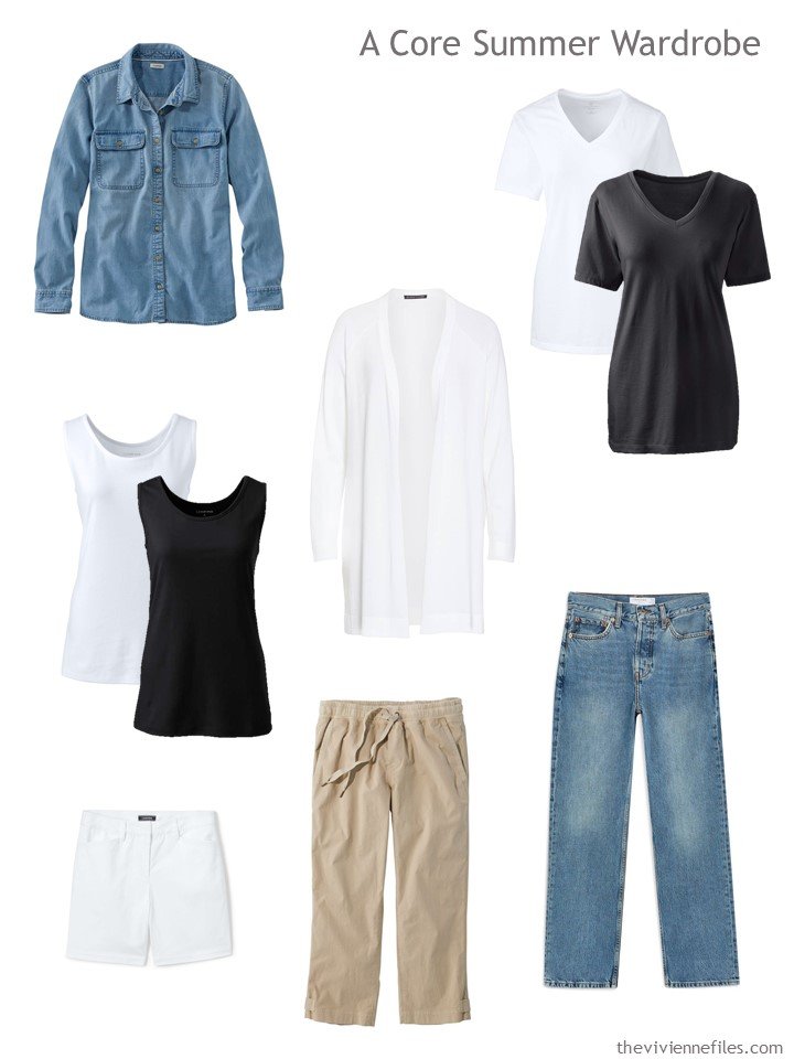 1. A Core Neutral Summer Wardrobe