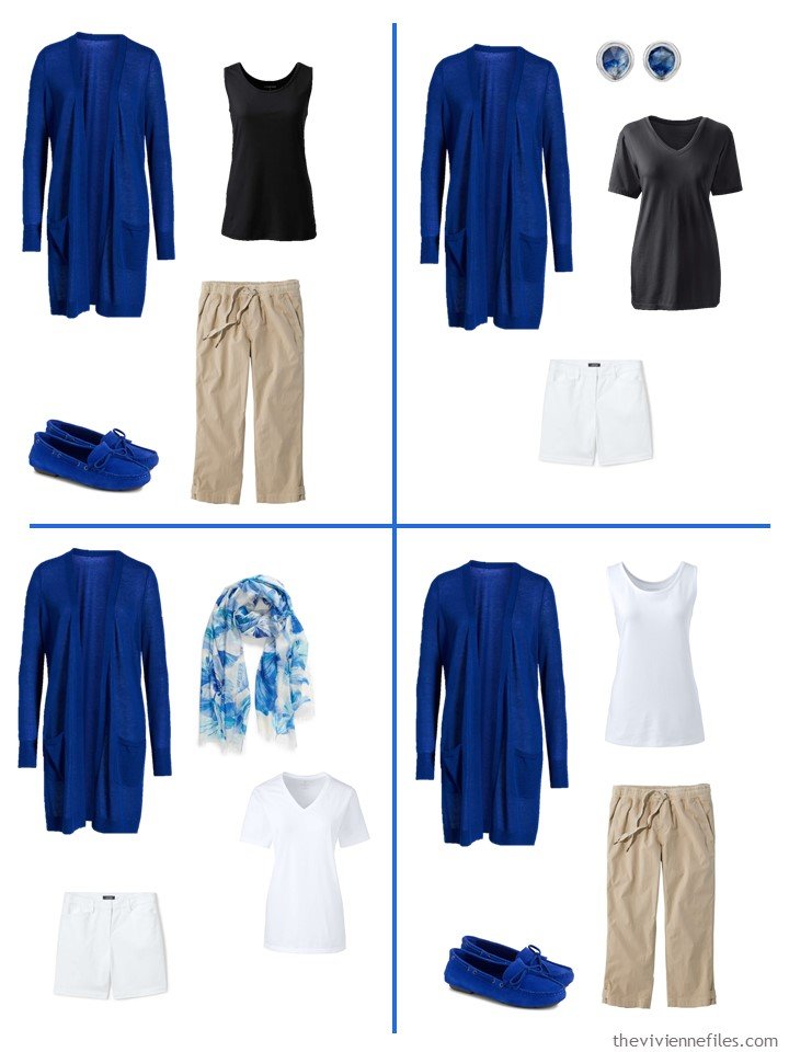 17. 4 ways to wear a blue mazarine cardigan