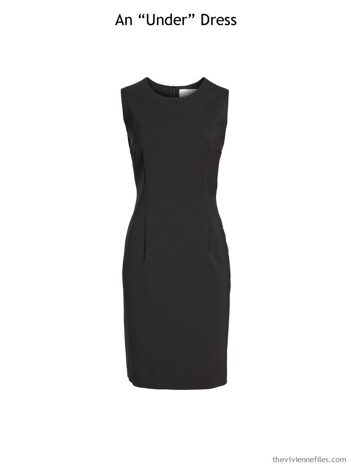 7. black wool HUGO sheath dress