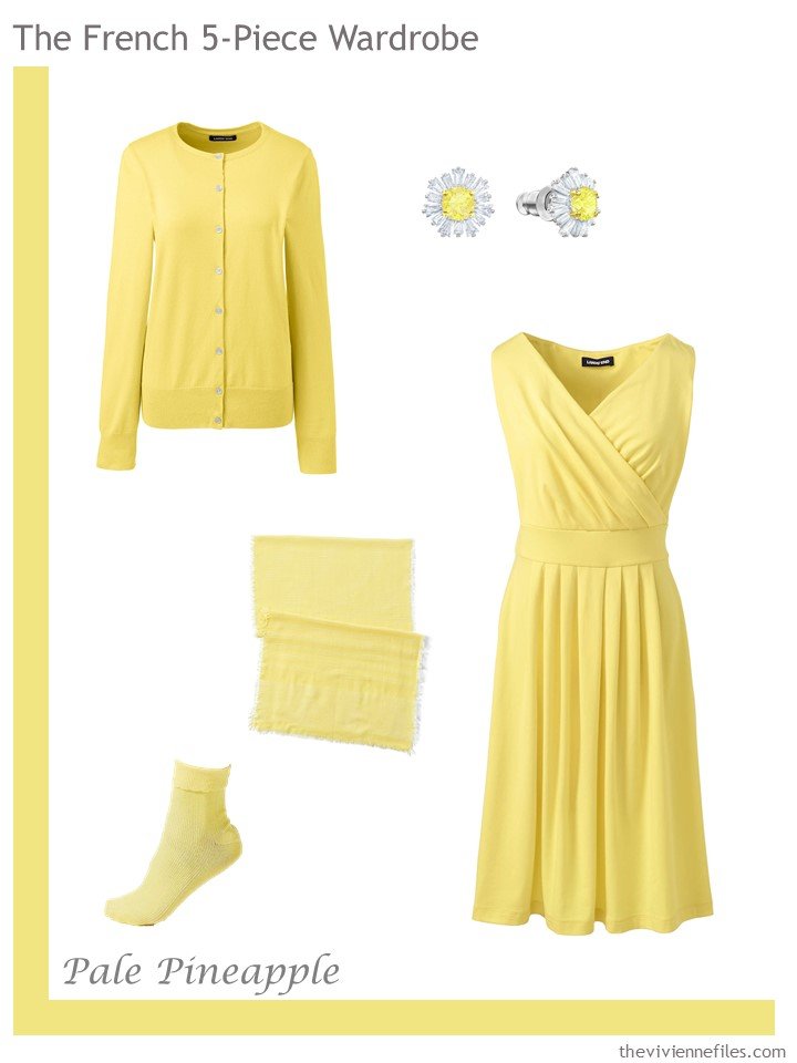 9. French 5-Piece Wardrobe in Pale Pineapple