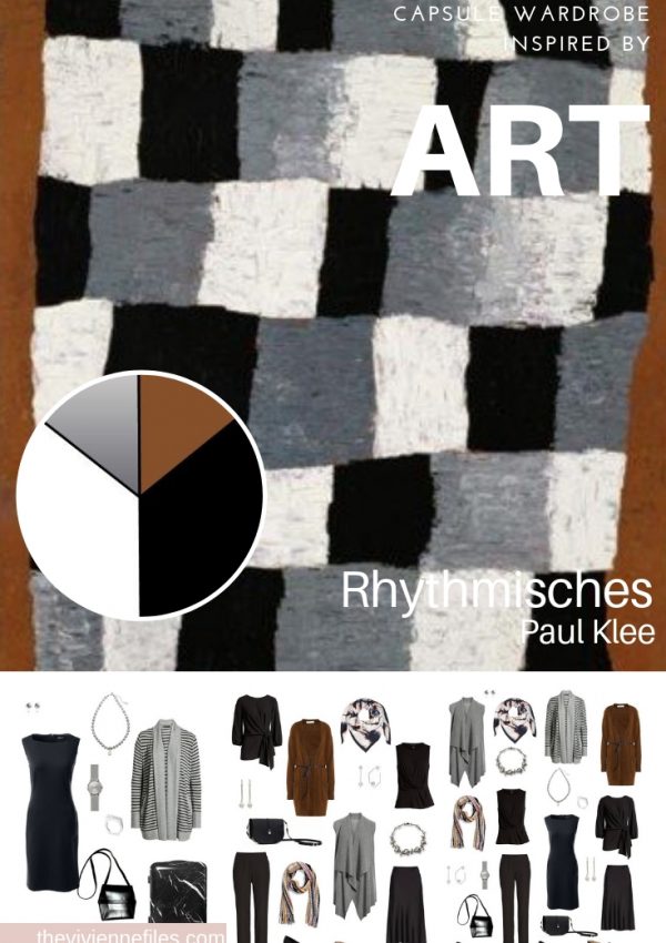 Create a Travel Capsule Wardrobe - Start with Art: Rhythmisches by Paul Klee