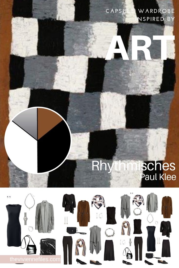 Create a Travel Capsule Wardrobe - Start with Art: Rhythmisches by Paul Klee