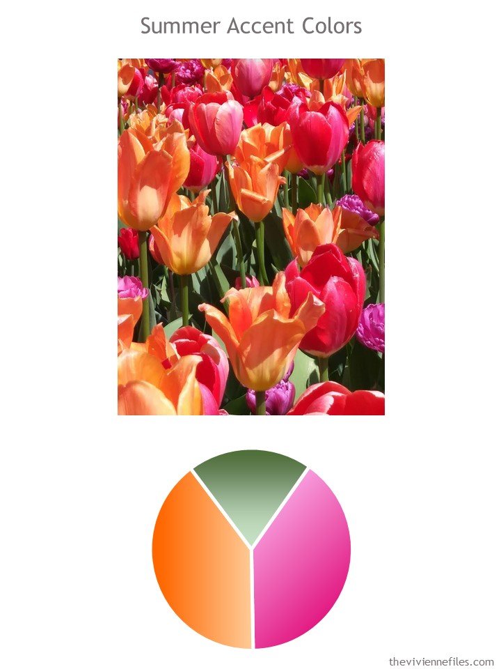 1. Chicago tulips and color palette