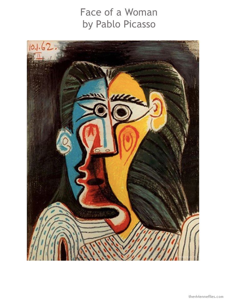 1. Face of a Woman by Picasso