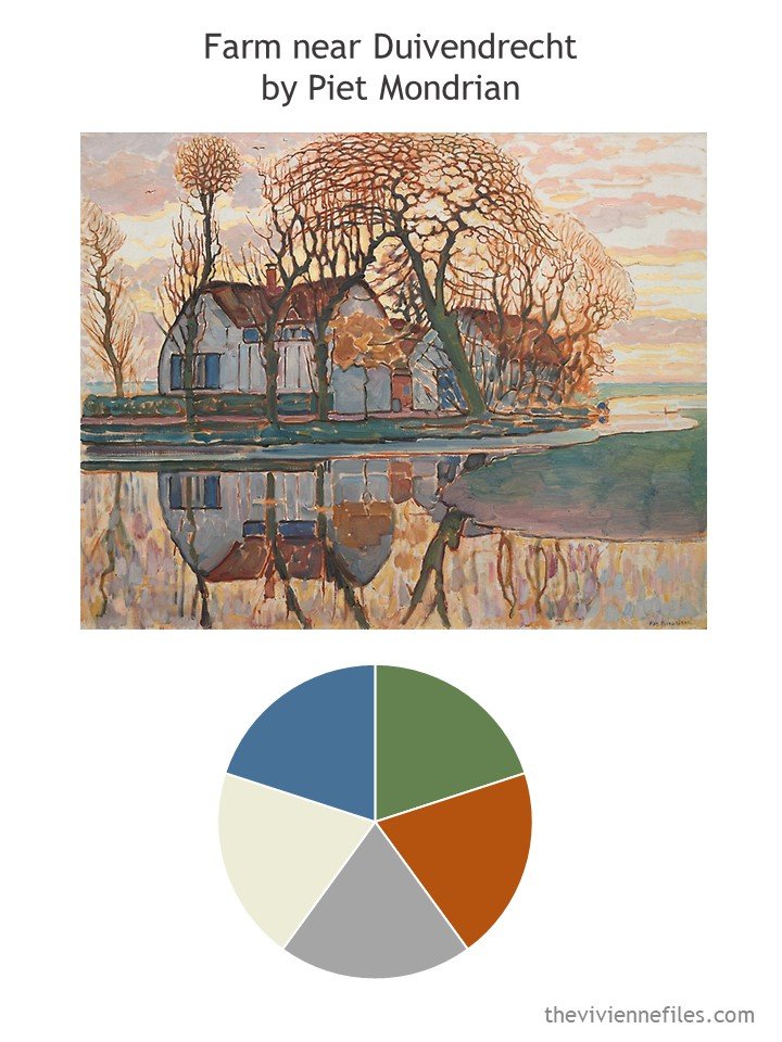 1. Farm near Duivendrecht with color palette