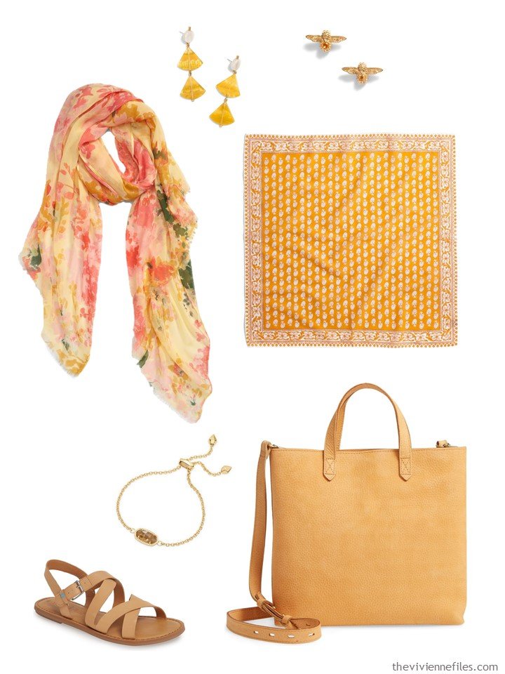 1. Orange gold accessory family