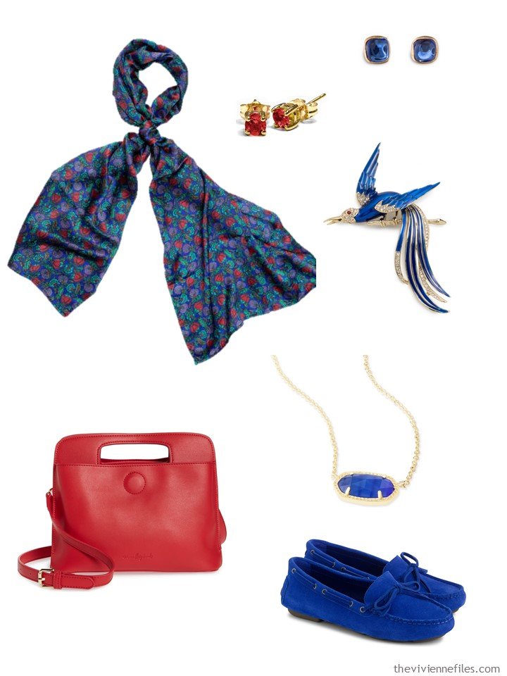 5. blue and red accessory family