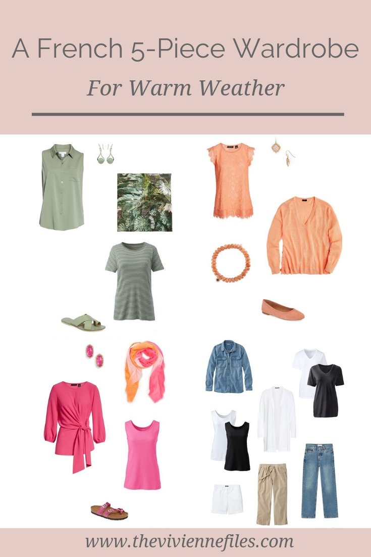 A FRENCH 5-PIECE CAPSULE WARDROBE INSPIRED BY FLOWERS
