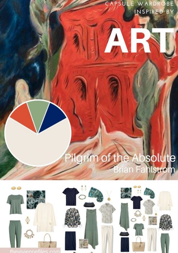 CREATE A TRAVEL CAPSULE WARDROBE INSPIRED BY ART - SPRING TRAVEL: PILGRIM OF THE ABSOLUTE BY BRIAN FAHLSTROM