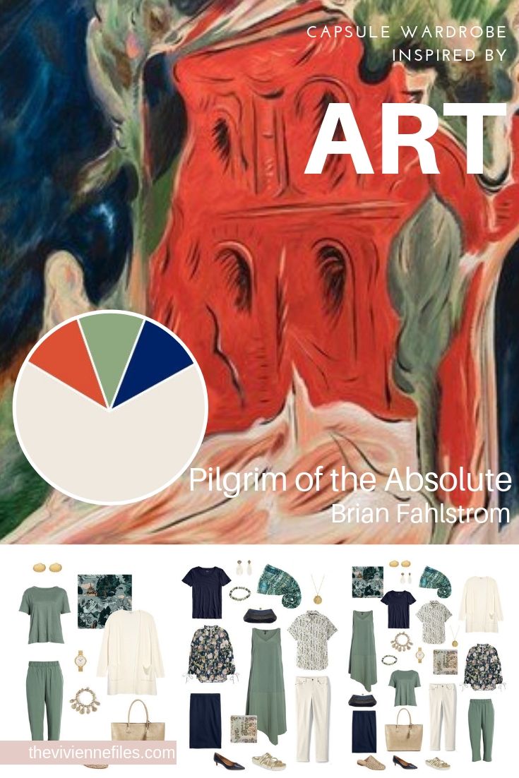 CREATE A TRAVEL CAPSULE WARDROBE INSPIRED BY ART - SPRING TRAVEL: PILGRIM OF THE ABSOLUTE BY BRIAN FAHLSTROM