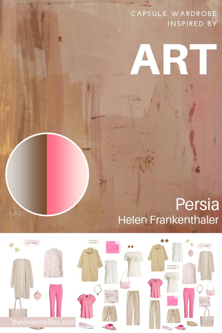CREATE A TRAVEL CAPSULE WARDROBE INSPIRED BY ART: PERSIA BY HELEN FRANKENTHALER