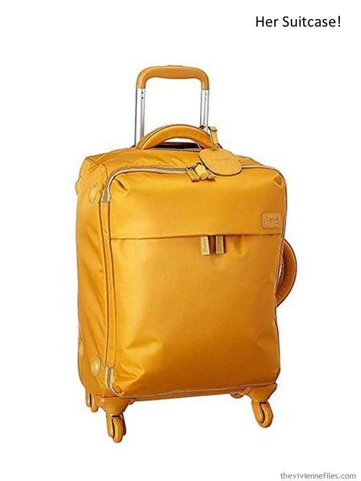 4. bold yellow suitcase