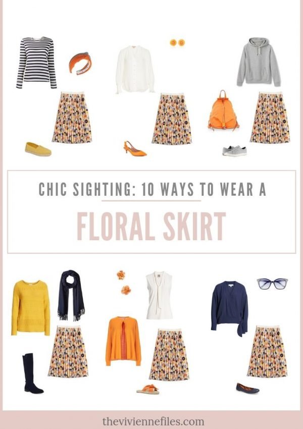 10 Ways to Wear a Floral Skirt