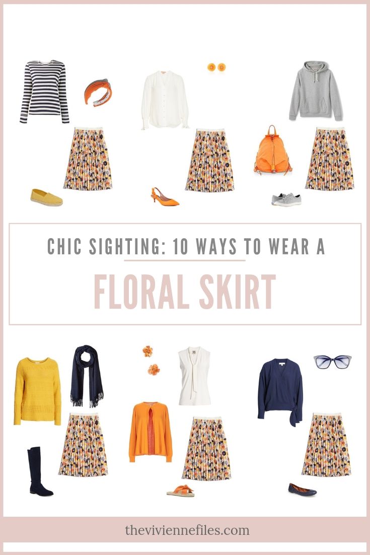 10 Ways to Wear a Floral Skirt