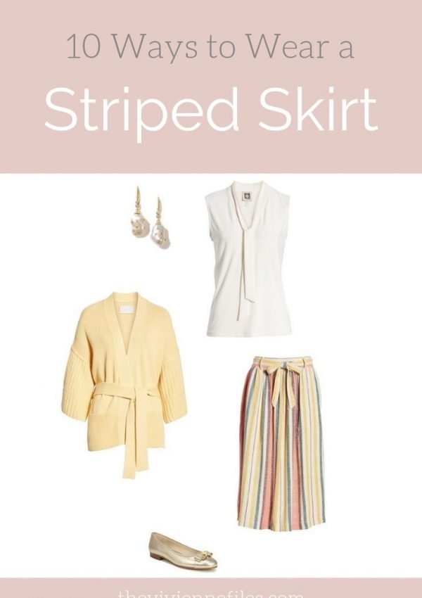 10 WAYS TO WEAR A STRIPED SKIRT