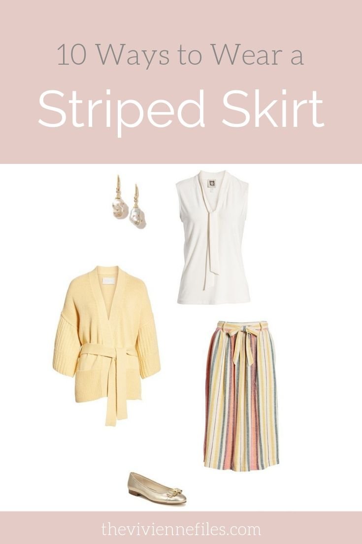 10 WAYS TO WEAR A STRIPED SKIRT