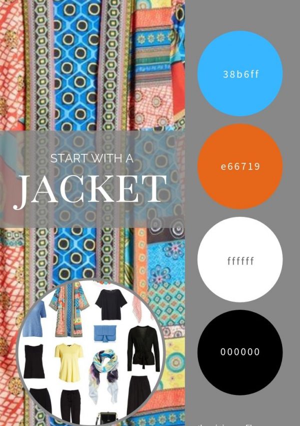 Create a Travel Capsule Wardrobe Inspired by a Jacket - Travel Six-Pack