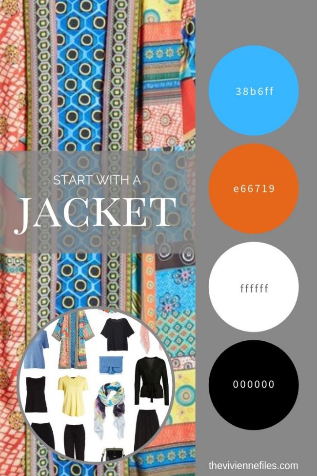 Create a Travel Capsule Wardrobe Inspired by a Jacket - Travel Six-Pack