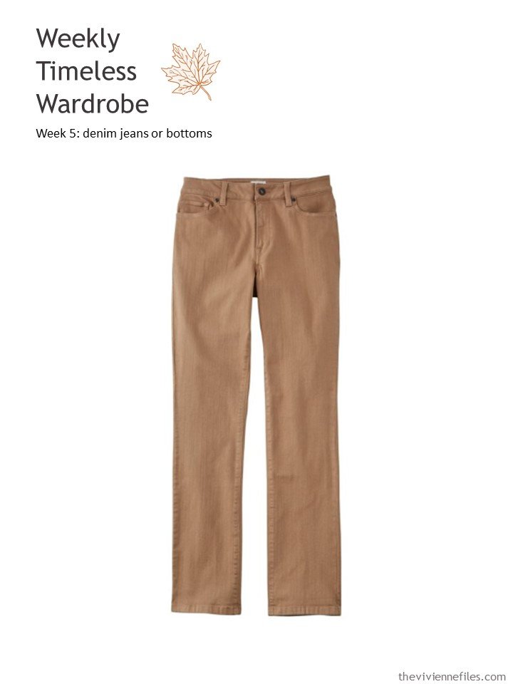 1. chestnut brown jeans