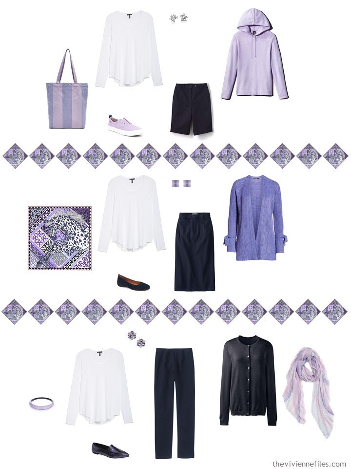 11. adding a white top to a capsule wardrobe